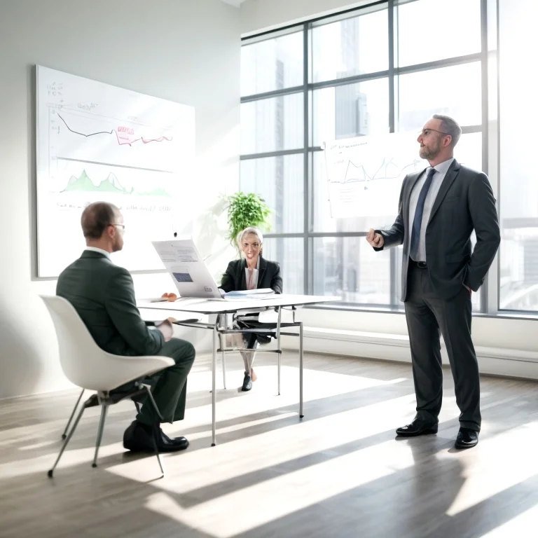 Executive coaching session with a mentor